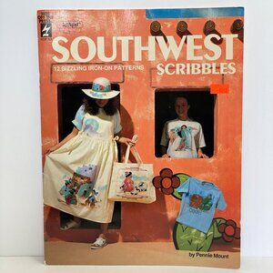 1990s HOTP703 Southwest Scribbles Patterns Instructions for Fabric Painting